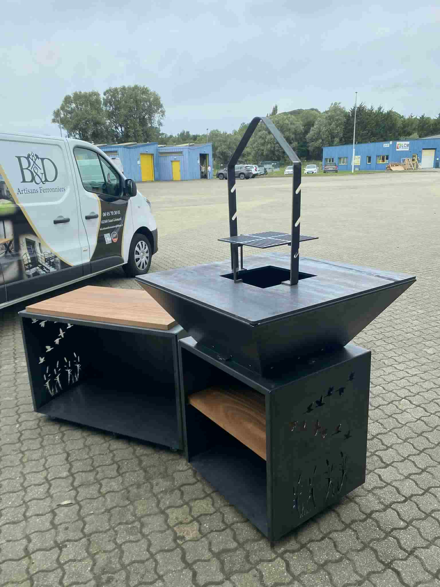 Braseros sur mesure : un atout design pour les professionnels et particuliers à Hardelot-Plage, Dunkerque et Le Touquet-Plage”